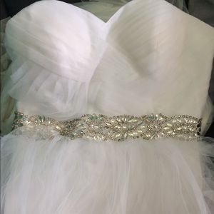A line wedding dress